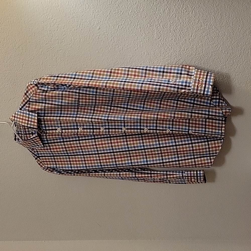 Peter Millar Button-Down - Orange - Medium - image 3